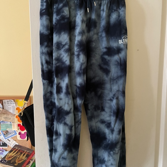 Old Navy Sweatpants- size small, blue tie dye - Picture 2 of 2